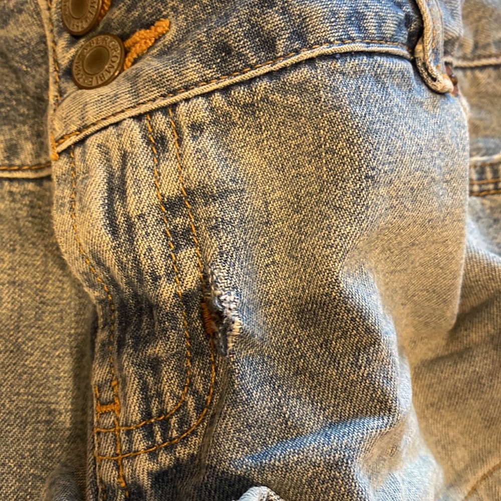A&F Short denim patchwork shorts- vintage - Picture 3 of 7